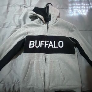 Buffalo Gray and Black Hoodie